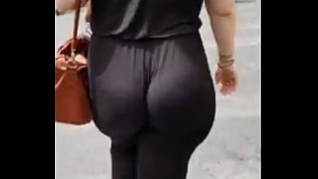 Pawg walking on the street